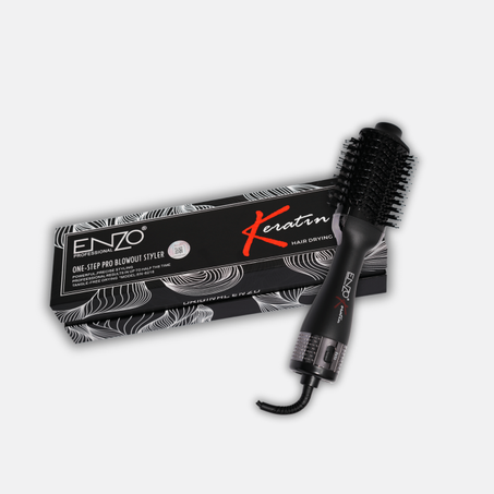ENZO Keratin One-Step – فرشات نفخ و ليساج بالكيراتين 🔥
