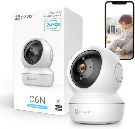 Tapo C200, Caméra de vidéosurveillance WiFi panoramique et inclinable  Indoor 1080p 2MP