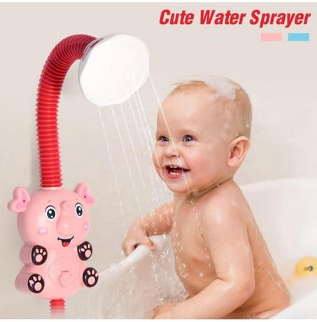 لعبة رشاشات السباحة و الإستحمام + صحن الأطفال العجيب