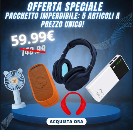 🎉 OFFERTA SPECIALE – TECNOLOGIA, COMFORT E STILE IN UN SOLO PACCHETTO! 🎉