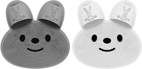 طابية سيليكون أرنب لتدليك الأقدام