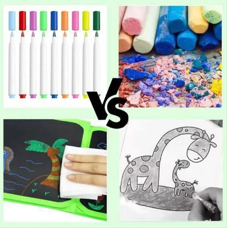 🎨 دفتر التلوين السحري القابل لإعادة الاستخدام للأطفال