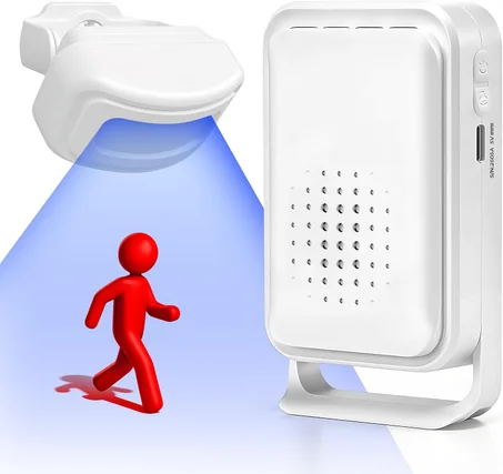 Alarma de cama con sensor de movimiento inalámbrico para ancianos, sistema de prevención de caídas para pacientes con demencia y personas mayores, buscapersonas con 5 niveles de volumen para