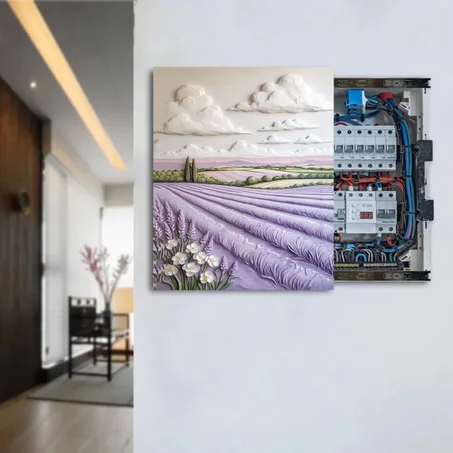 غطاء صندوق الكهرباء Cache disjoncteur décoratif