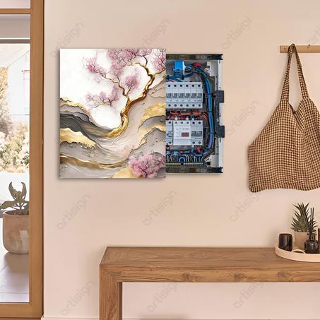 غطاء صندوق الكهرباء Cache disjoncteur décoratif