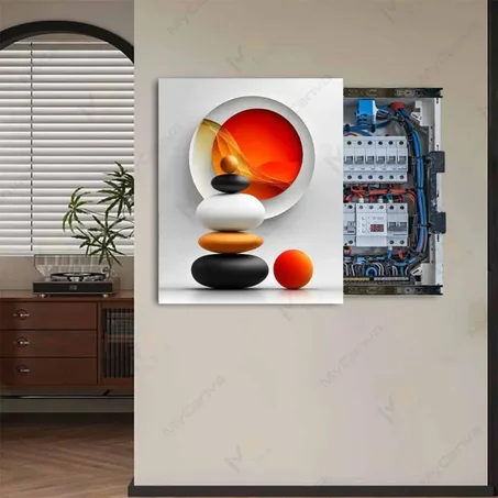 غطاء صندوق الكهرباء Cache disjoncteur décoratif