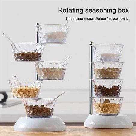 rotating seasoning box 5 layers