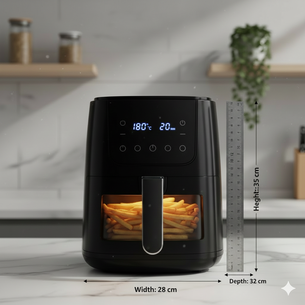 قلاية هوائية 5.5 لتر - للطهي بدون زيت