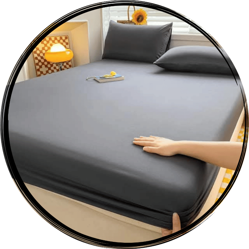 DRAP HOUSSE & 2 OREILLERS