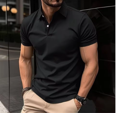 قميص ذو أكمام قصيرة وجودة عالية صيفي ومريح