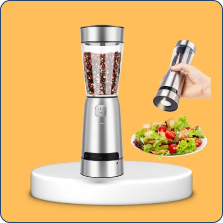 مطحنة ملح وفلفل كهربائية فاخرة