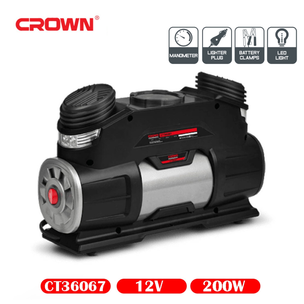 Compresseur De Voiture 200W CROWN | CT36067