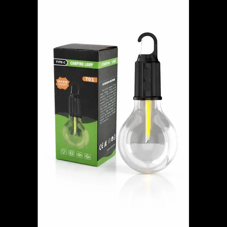 مصباح تخييم معلق قابل للشحن مقاوم للماء