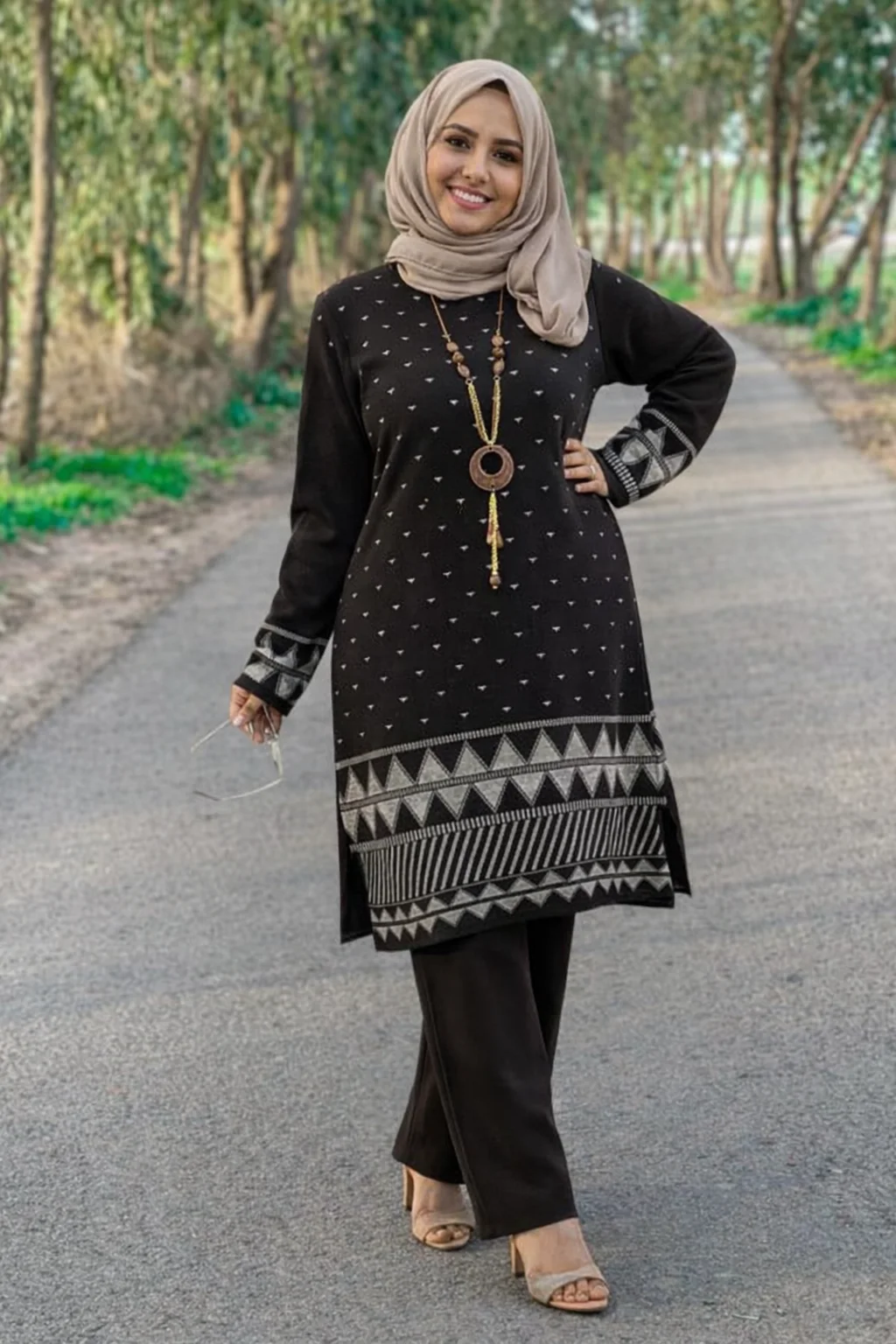 طقم ملابس تريكو من أديس