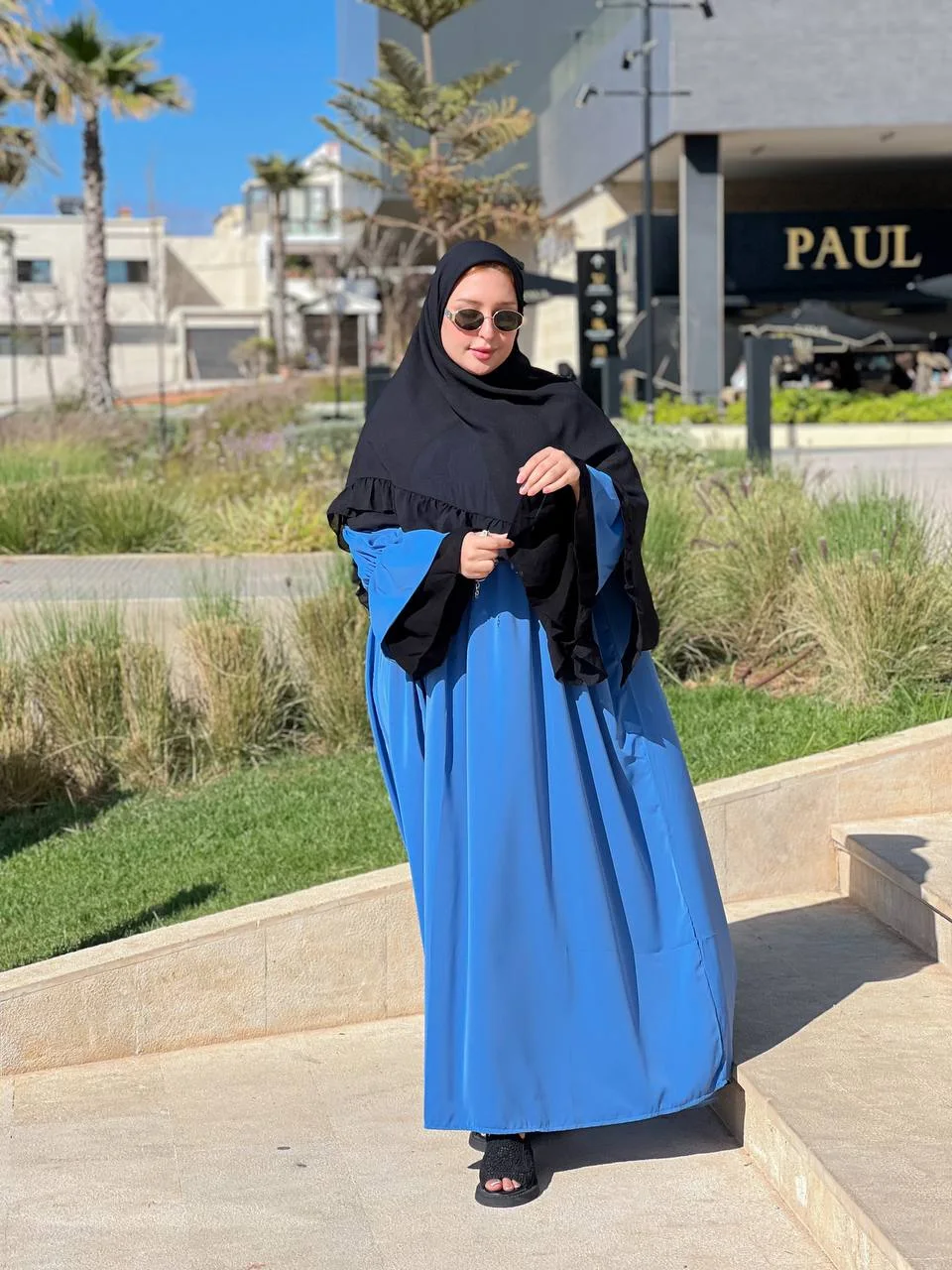 كسوة راقية من قطعتين، للجميع المناسبات كريب روزا