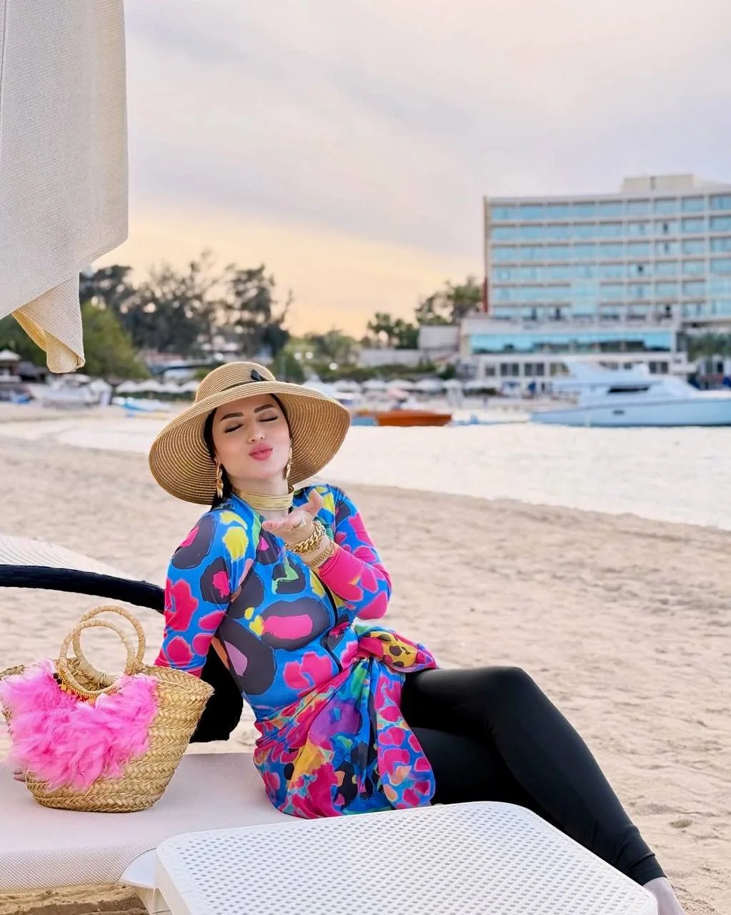 بوركيني 4 قطع أنيق وعصري