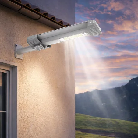 الاضاءة المجانية بالطاقة الشمسية / لامبادير الطاقة الشمسية 300واط اضاءة قوية لليل كامل