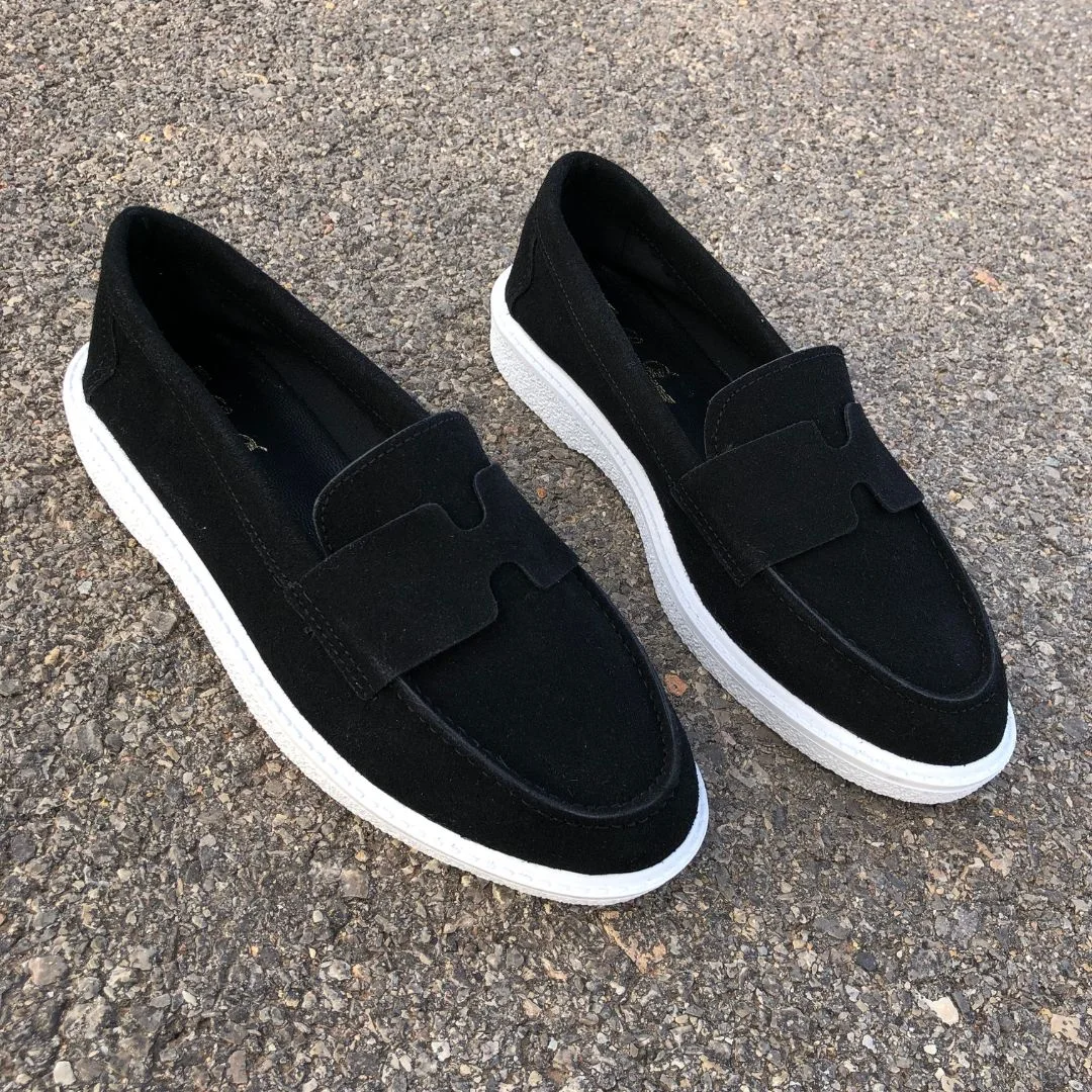 Mocassins Confort Eva - Noir