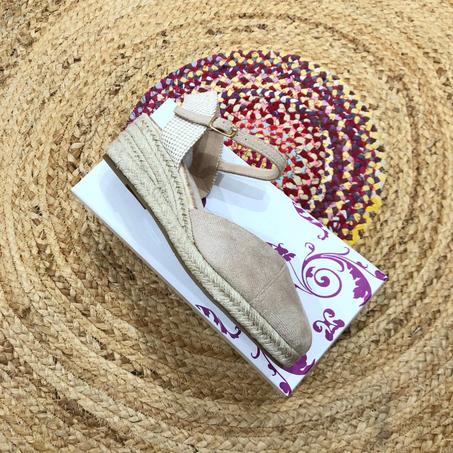 Sandales Raphia Luna - Beige