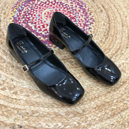 Escarpin demi zara - Noir