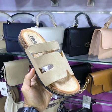 Sandale Plate Skecher - Kaki