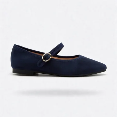 Mocassin plate guapissima - Bleu Marine