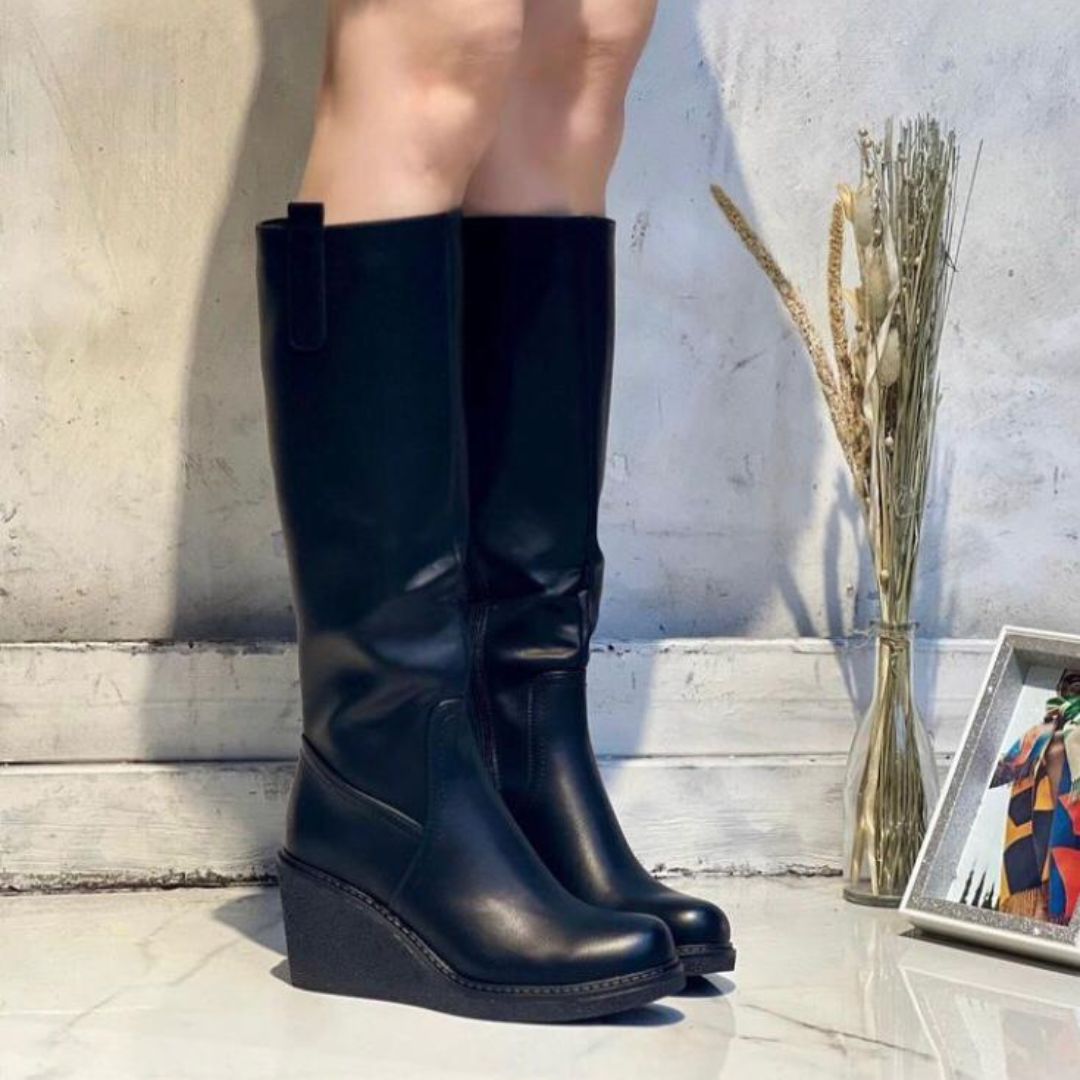 Bottes Compensées Ambar - Noir