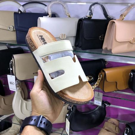 Sandale Plate Skecher - Beige
