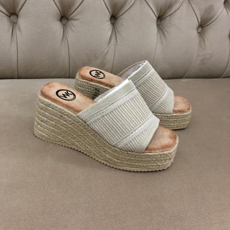 Sandales à plateforme MK - Collection Été - Beige