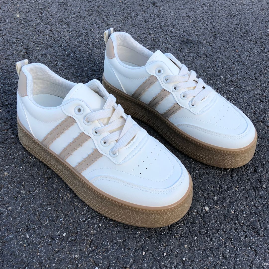 Baskets Édition Limitée - Blanc/Kaki