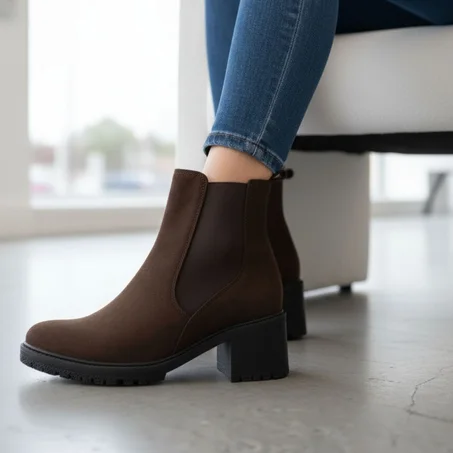 Bottine chelsea - Marron