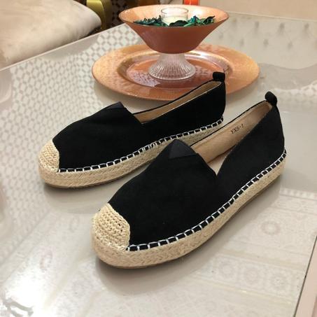 Mocassin Raphia Paris - Noir