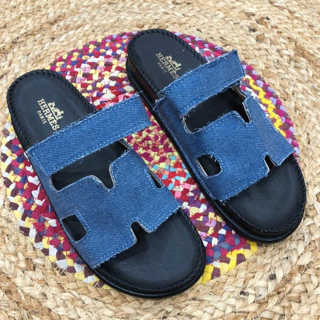 Sandales Plates Jeans