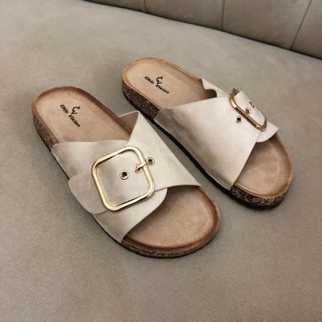 Sandale Plate - Vision - Beige