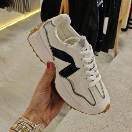 Basket Guapisima Blanc/Noir