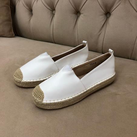 Mocassin Raphia Paris - Blanc