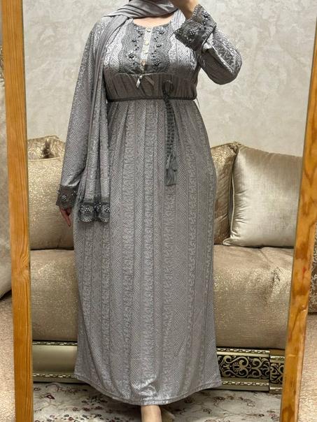 كاندورة مع شال مع الحزام