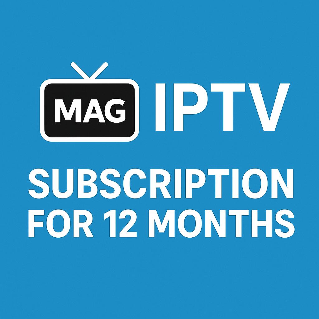 Mag iptv subscription for 12 months
