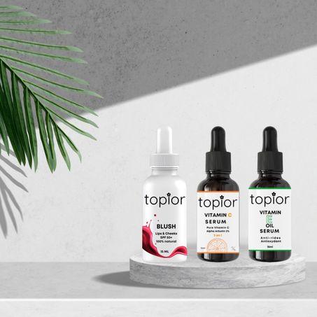 Pack Trio ( Sérum Vitamine C + Sérum Vitamine E + Blush )