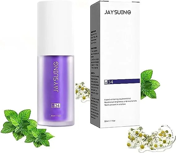 معجون تبيض الأسنان. V34