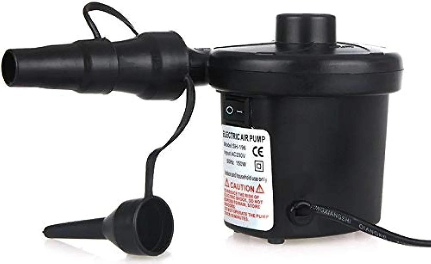 مضخة الهواء الكهربائية المحمولة السريعة 4 قطع