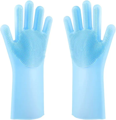 قفازات التنظيف ذات الشعيرات
