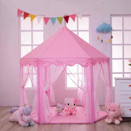 خيمة لعب للأطفال بتصميم قلعة الأميرة