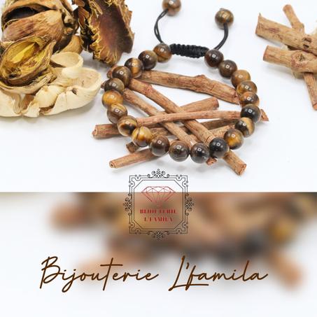 براسلي انيق بحجر عين النمر