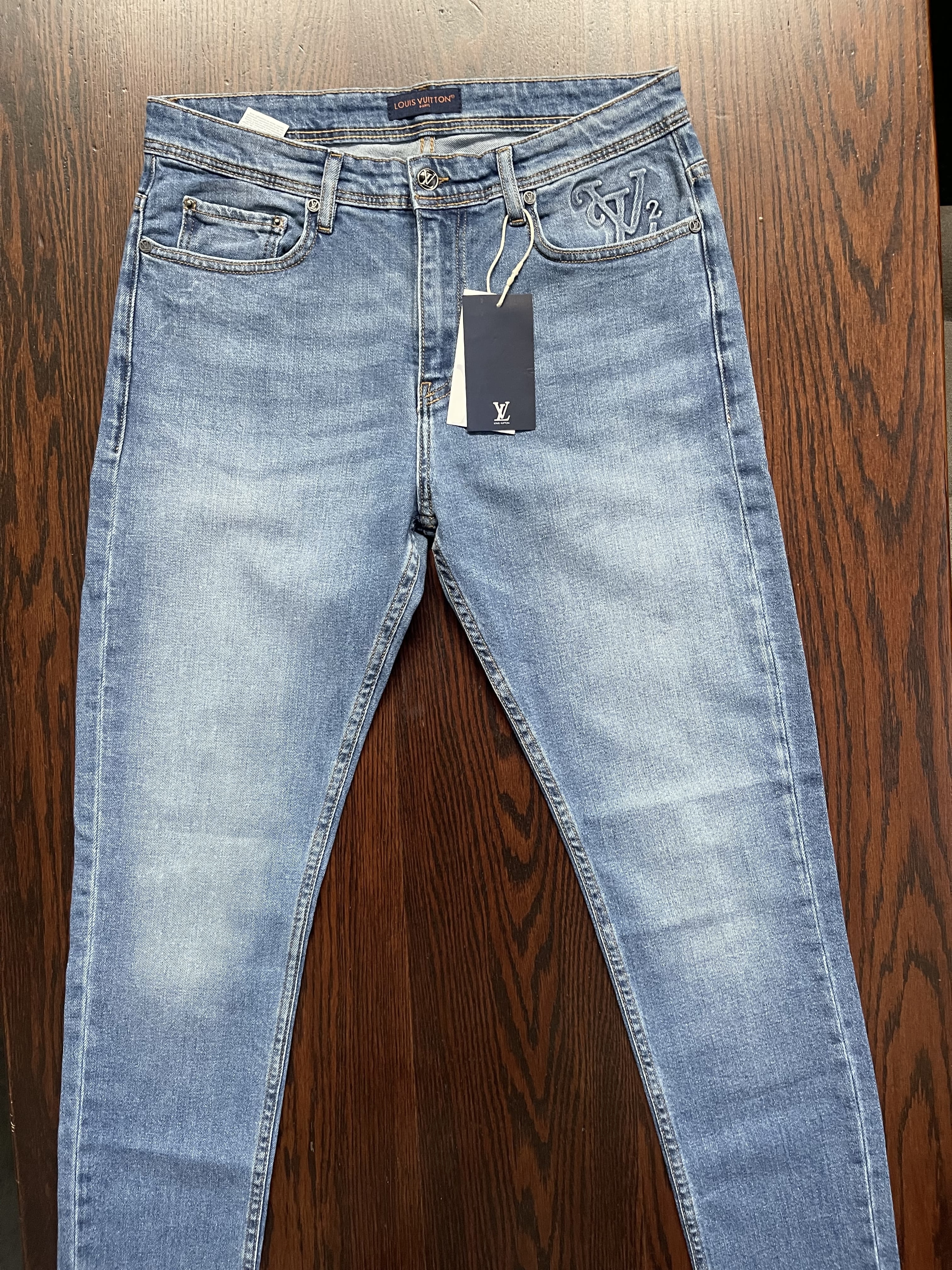 Jeans Louis Vuitton Bleu