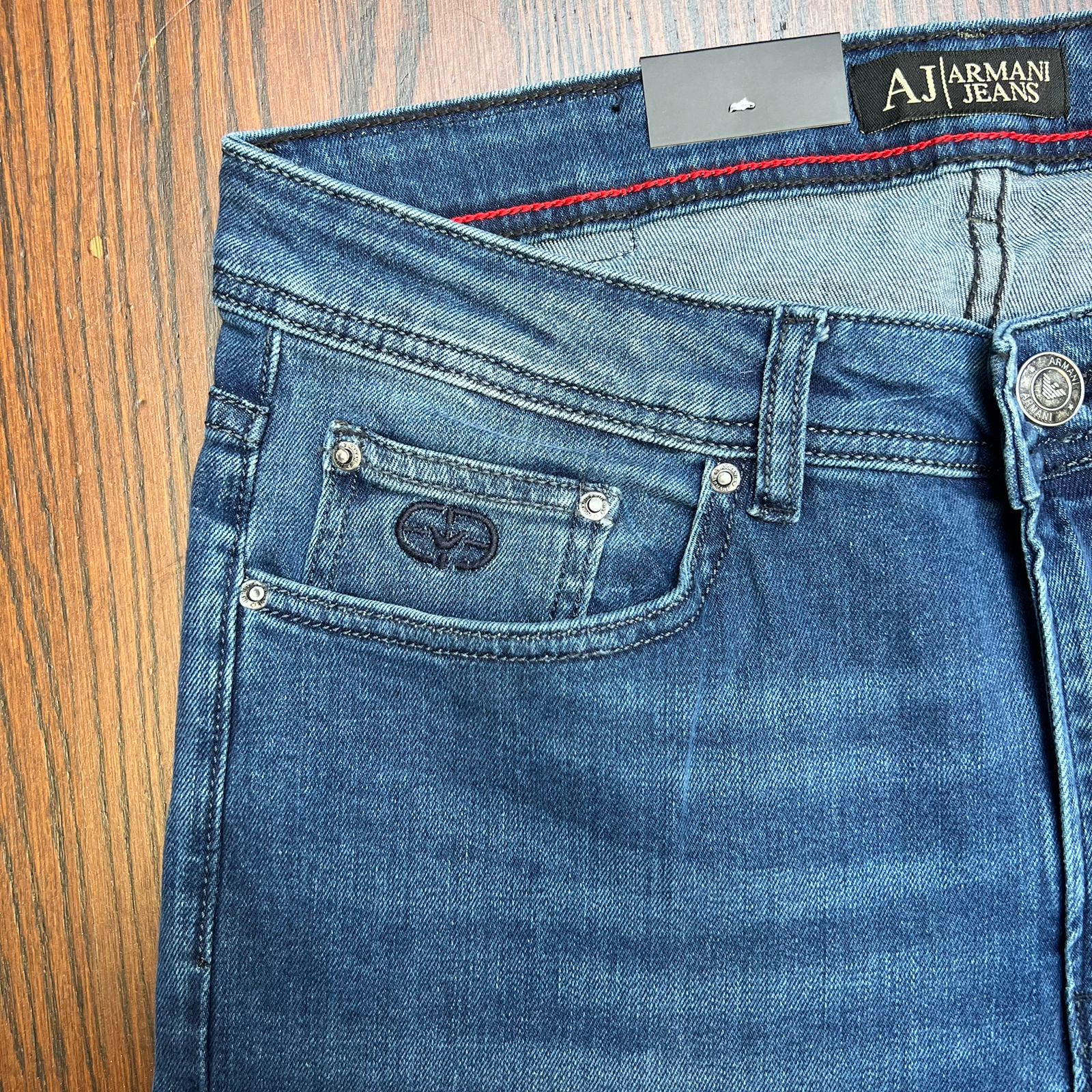 Jeans Armani Bleu Délavé