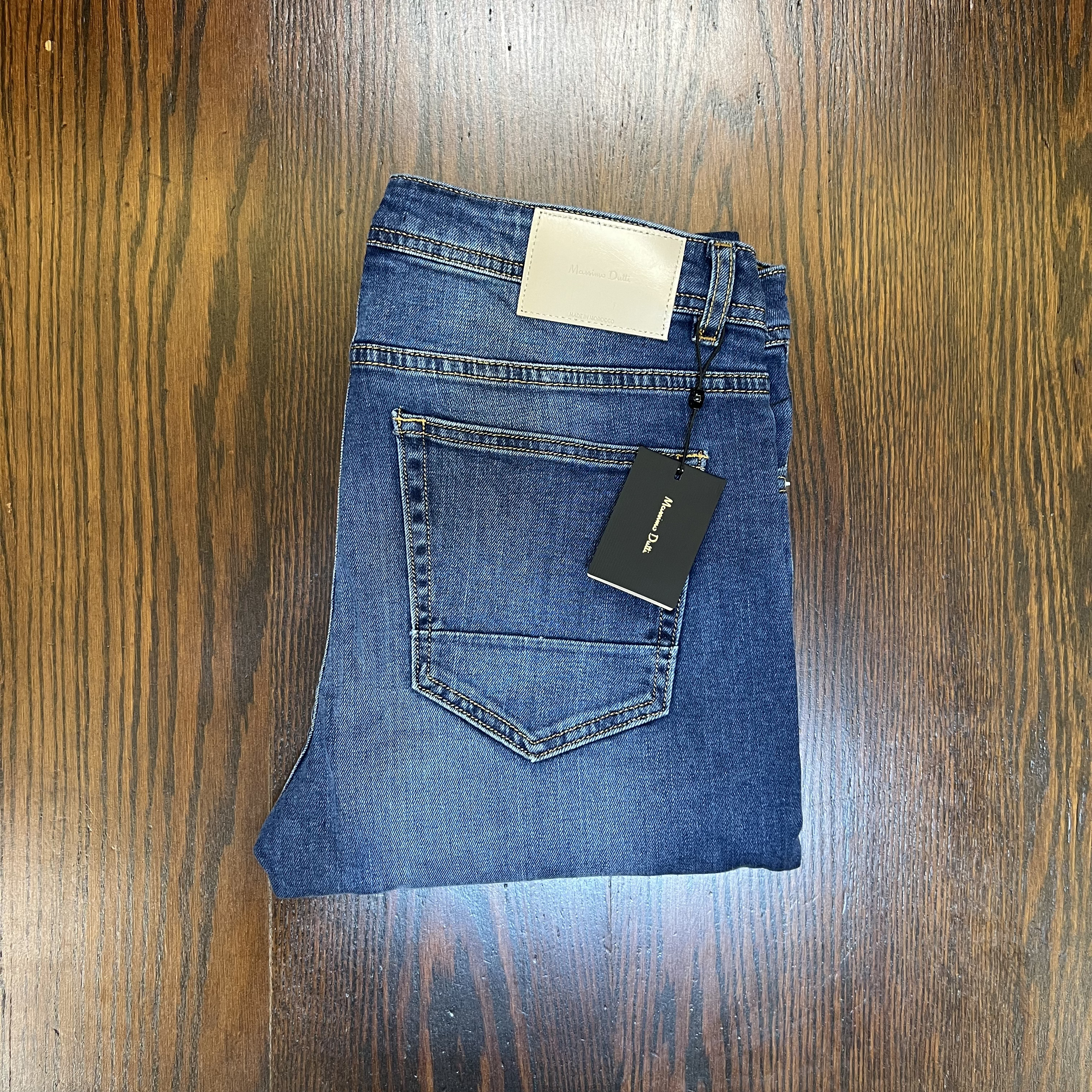 Jeans Massimo Bleu Délavé