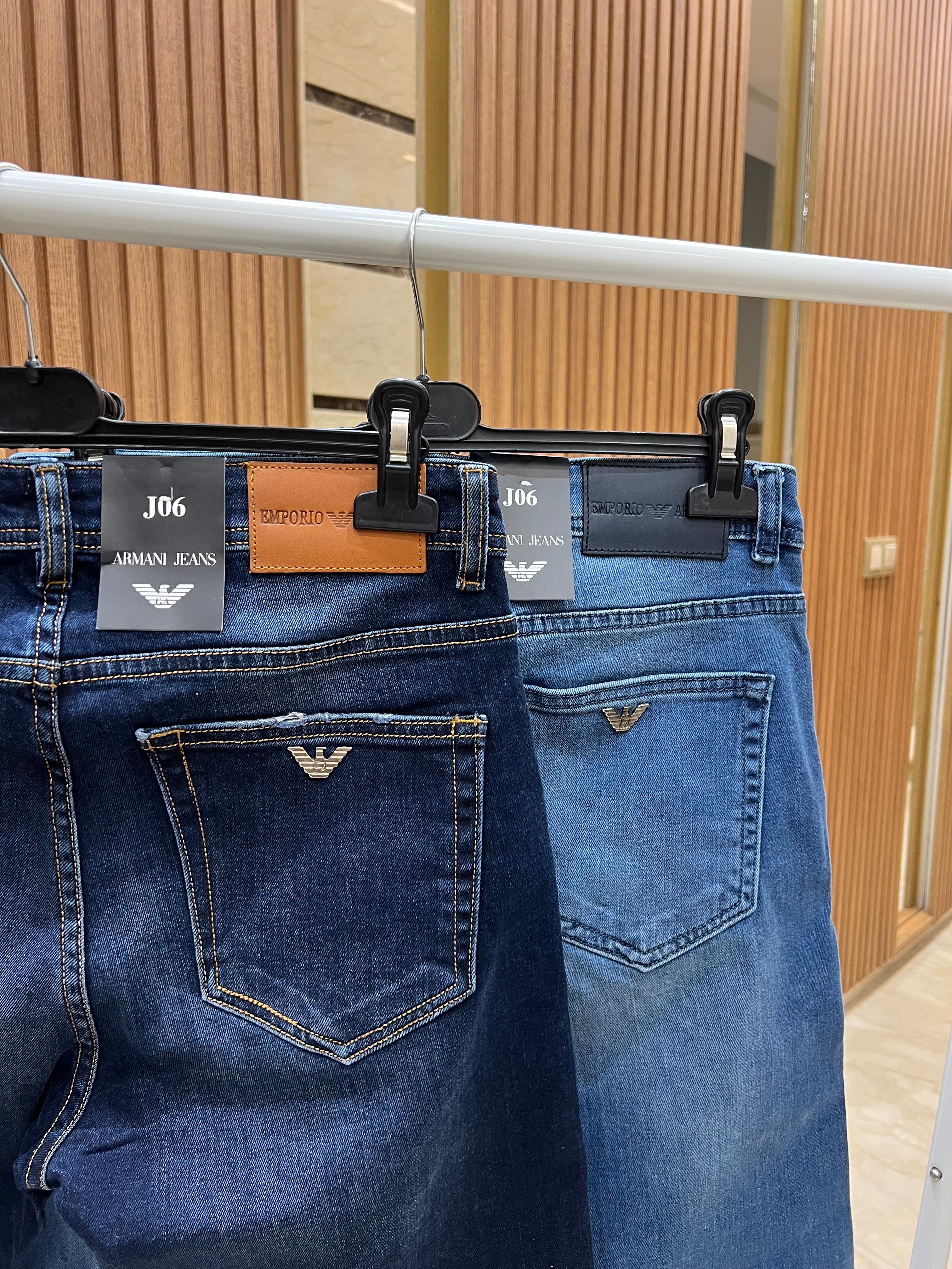 Jeans Armani Bleu Délavé
