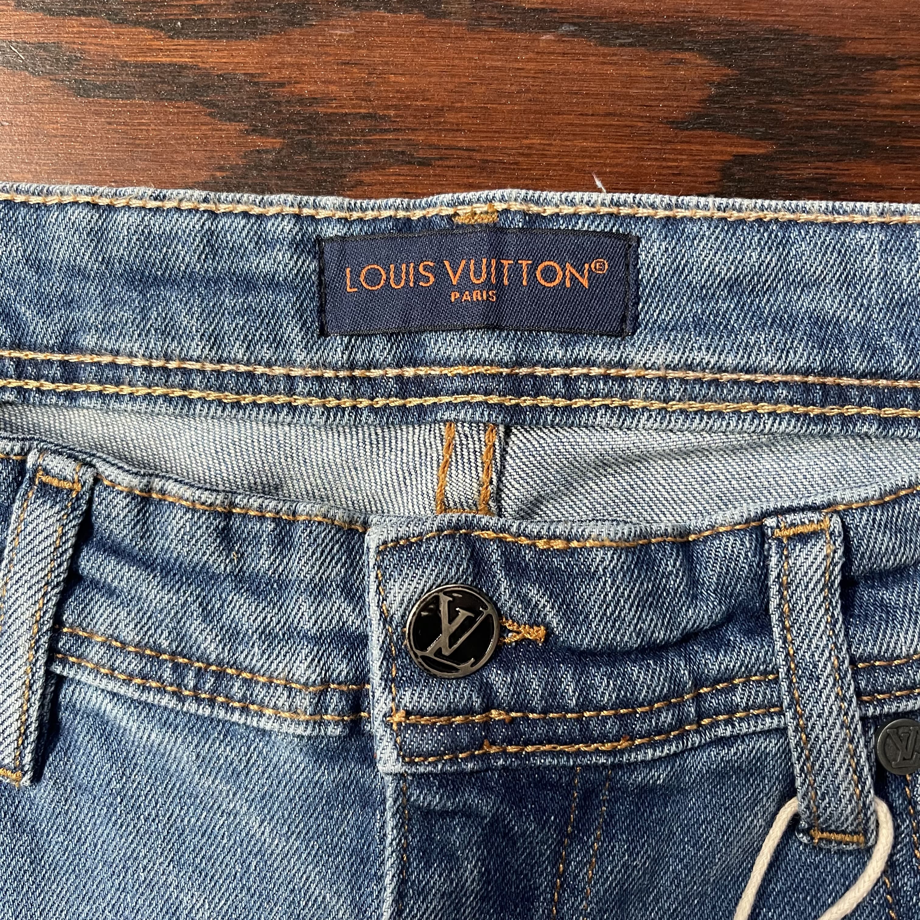 Jeans Louis Vuitton Bleu