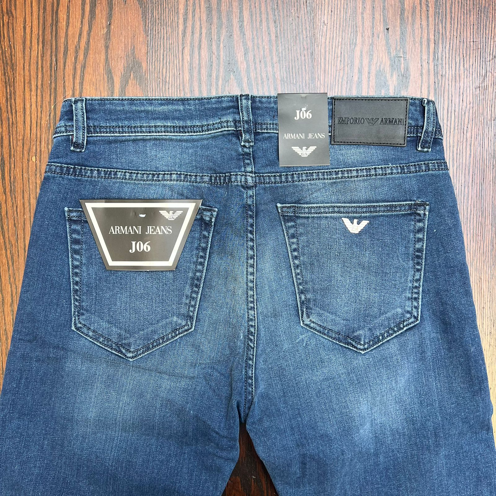 Jeans Armani Bleu Délavé